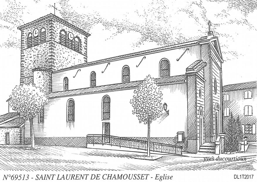N 69513 - ST LAURENT DE CHAMOUSSET - glise